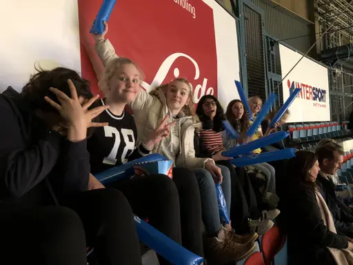 23/2-2018: Strax en vecka senare än damernas landskamp på Hovet spelar herrarna och vi är självklart där!