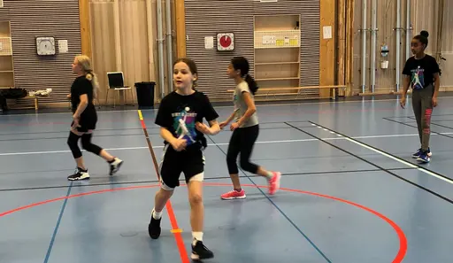För att aktivera supertjejerna lite i påskhelgen körde vi en speciell Påsklovsträning