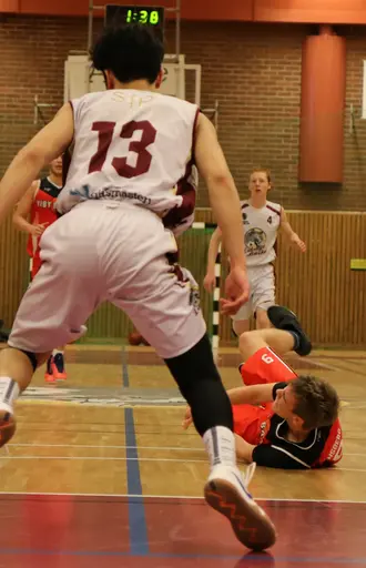 Samuel fälls mot Lidingö (Fotograf Mats Anderson)