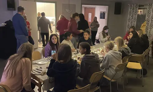 Julavslutning med Hamburgare och julgodis (hemma hos Selmas)!