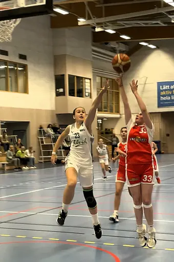 Supertjejerna in action på söndagskvällen mot Alvik