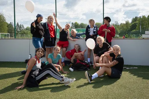 Massor med basket o aktiviteter (Fotograf: Anders Tillgren)