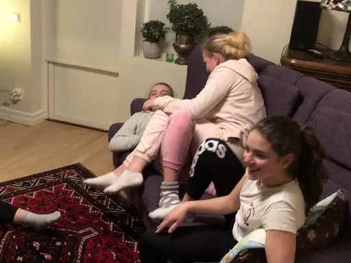 9/3-2018: Väldigt lyckat lagmys hemma hos Timna, där vi käkade pizza och såg filmen ”Coach Carter”
