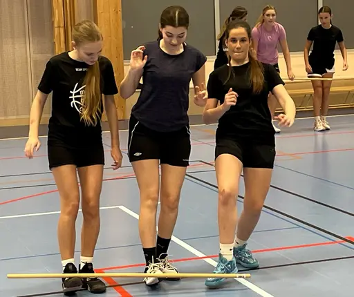 Lite "chicken-tävling" och samarbete