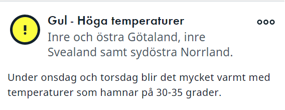 Glöm inte att dricka mycket när ni tränar!