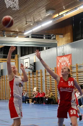 Supertjejerna krigar på bra mot Blackeberg Beckombergas div1-lag