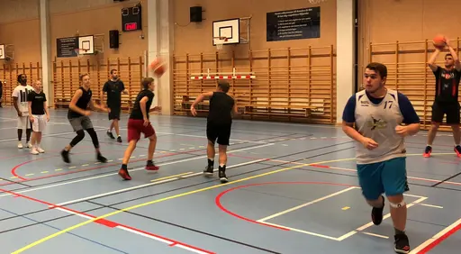 Full fart på träning!