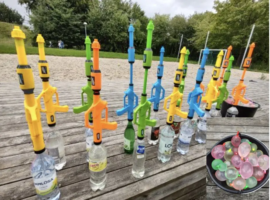 Laddat för vattenkrig