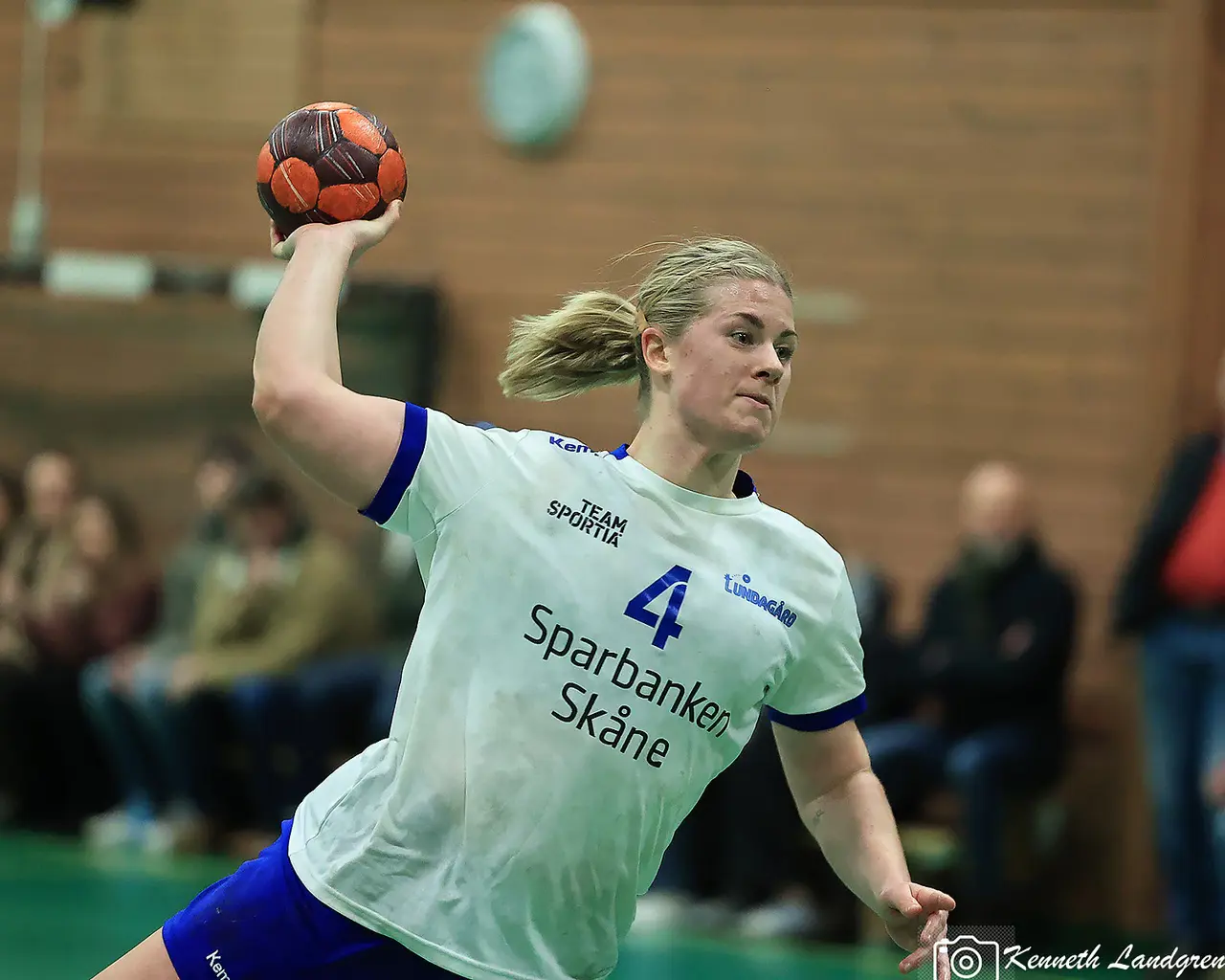 Sara Strand, 9-målsskytt mot Lödde Vikings