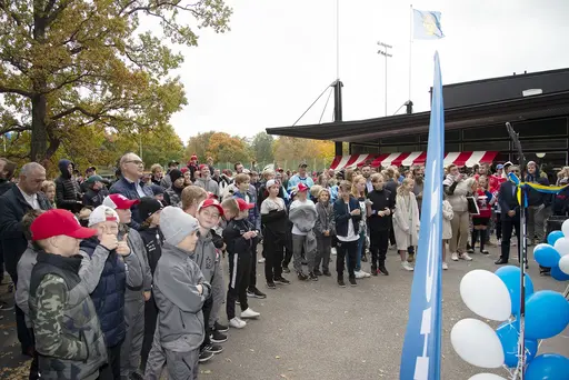 HCL Arena invigs, Team Västerort på plats! Foto: Joakim De Groot
