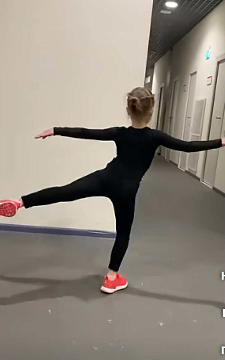 Konståkning träning 1