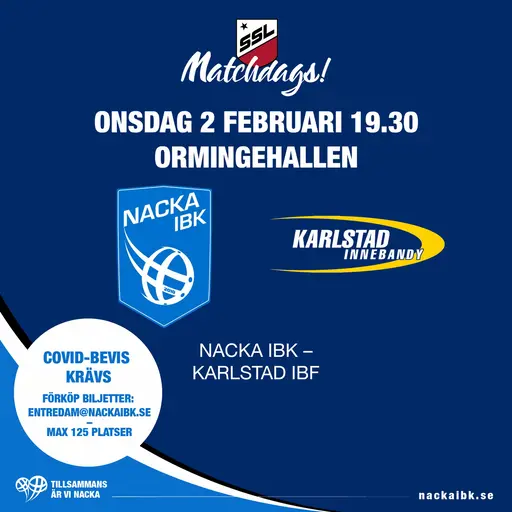 Nacka IBK tar emot Karlstad IBF