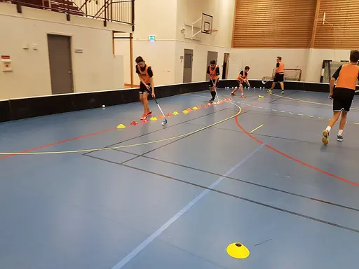 Mycket teknik idag då vi delade in laget i 2 grupper där vi jobbade med växlingar och vickningar och sen på andra halvan jobbade vi med fokus på direkt skott och sedan bytte vi efter 15 min