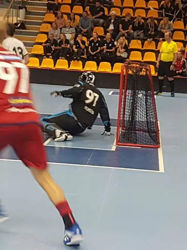 Oscar i målet och lagkapten Johan som gjorde ett mål.
