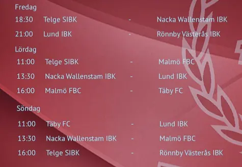 Bild hämtad från Telge SIBKs Facebook