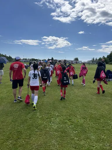 Påväg till match