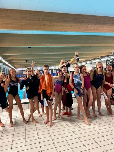 Bilder från Simbadoppet den 28 oktober