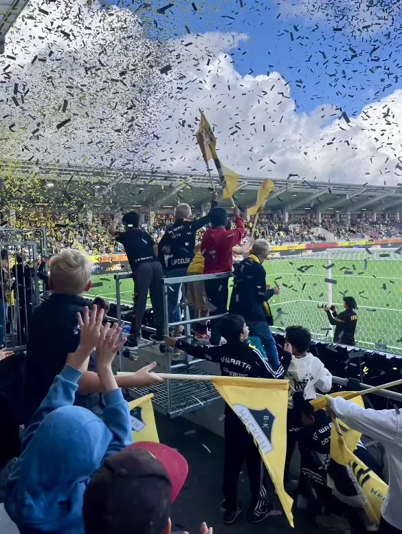 IF Warta medlemmar under BK Häcken-Värnamo