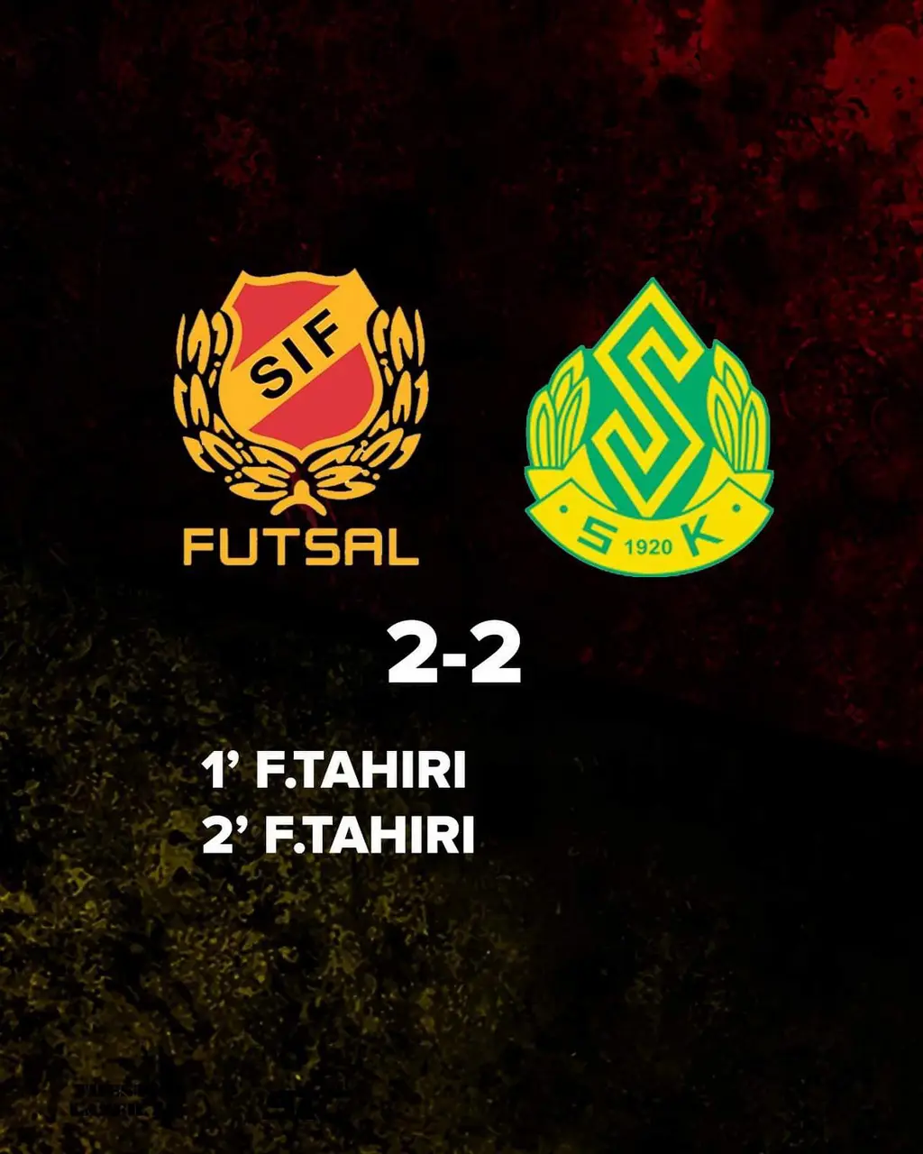 2-2 slutade matchen