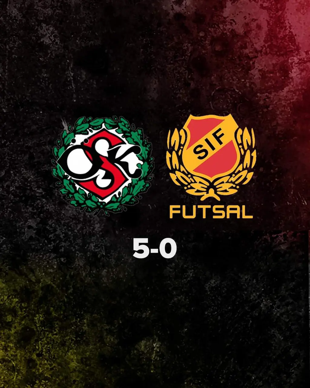 Blev en 5-0 förlust