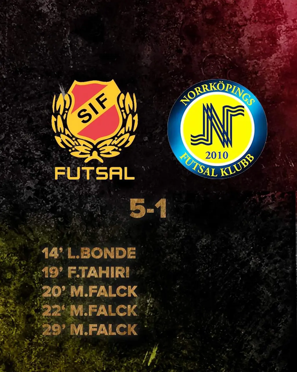 Vinst med 5-1