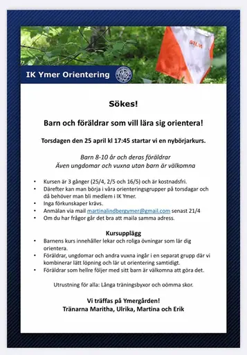Nybörjarkurs i orientering