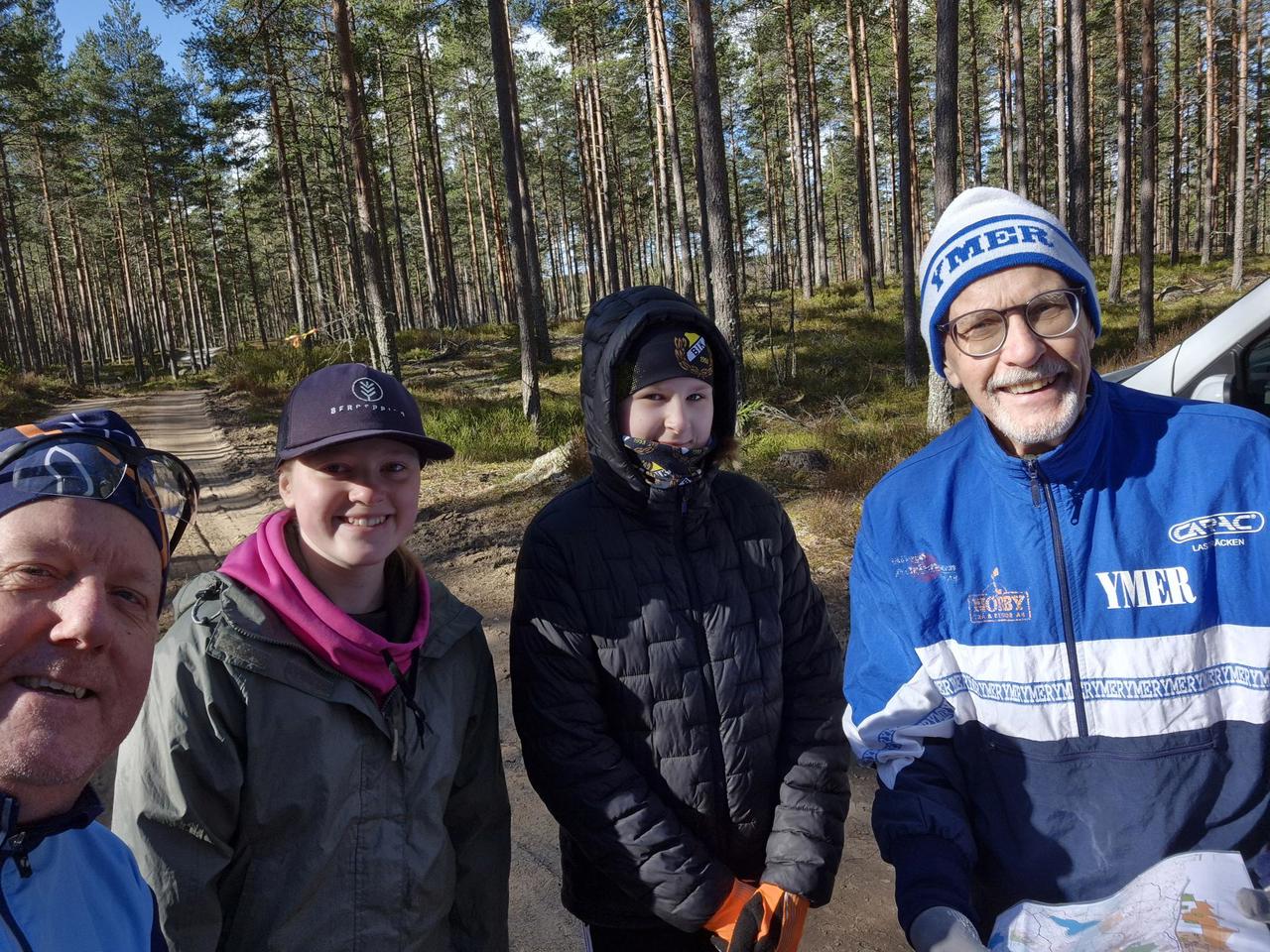 Magnus, Inez, Greta och Tomas