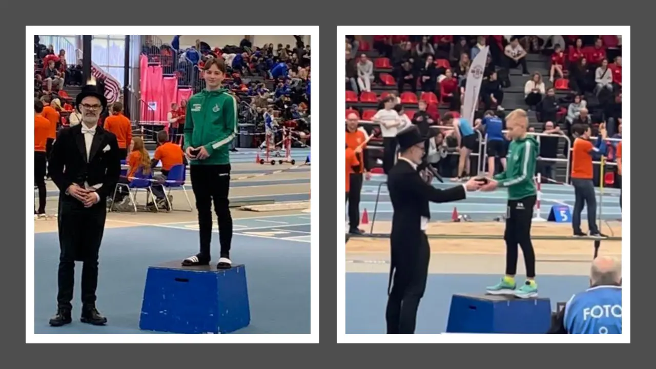 Isac och Silas har fått ta emot bevis på tävlingsrekord!