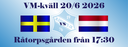 Var med och fira Sveriges VM-match mot Nederländerna på Råtorpsgården!