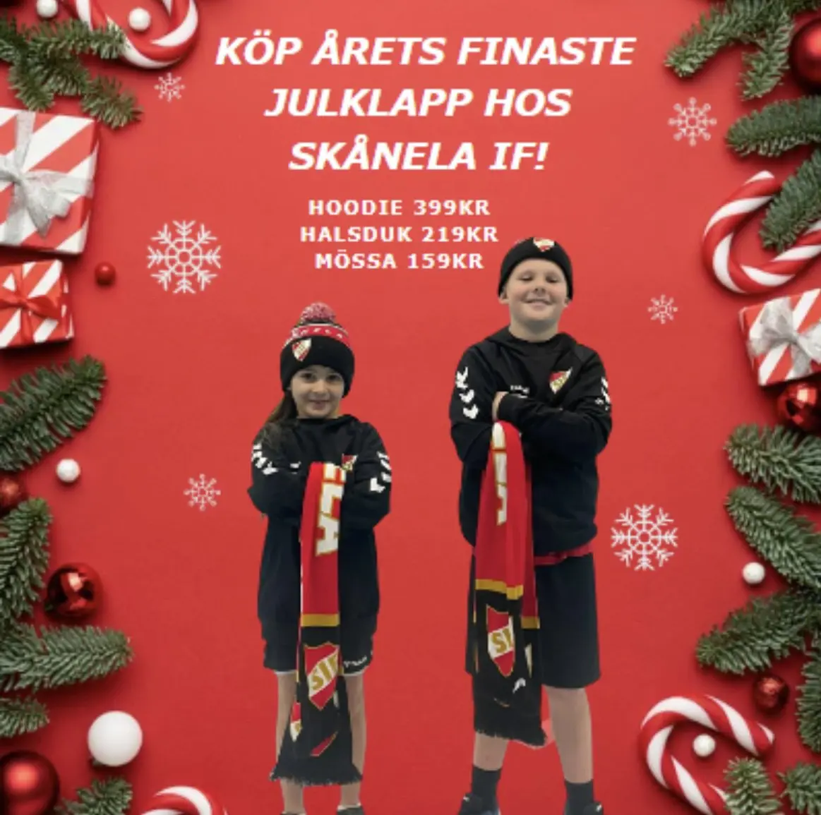 Julklappserbjudande hos Skånela IF