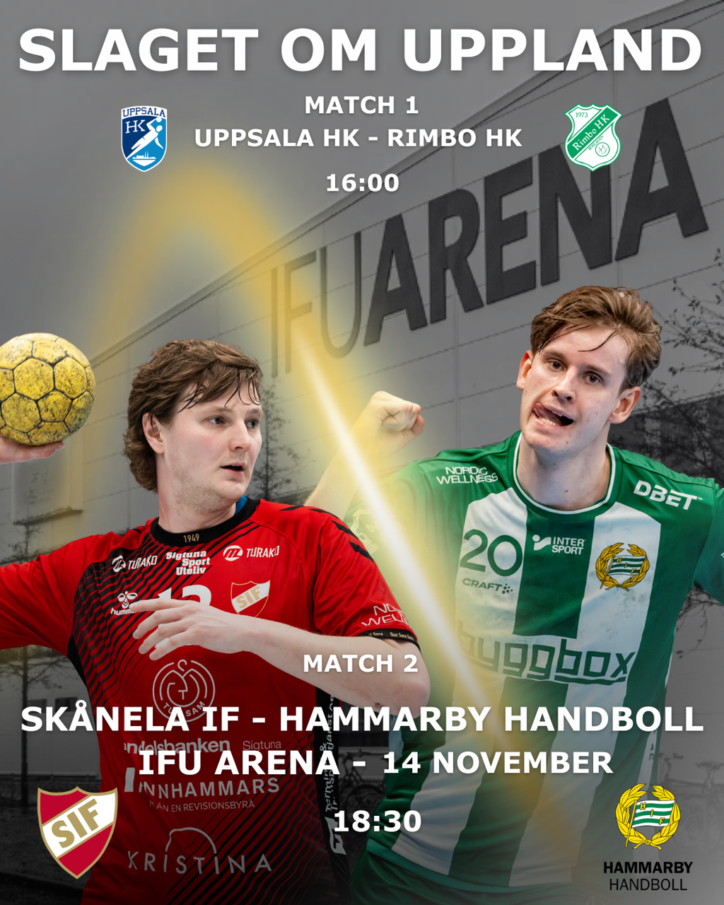 På bilden! Simon Lindberg och Marcus Lennernäs