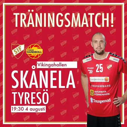 Tyresö Handboll kommer till Vikingahallen för träningsmatch
