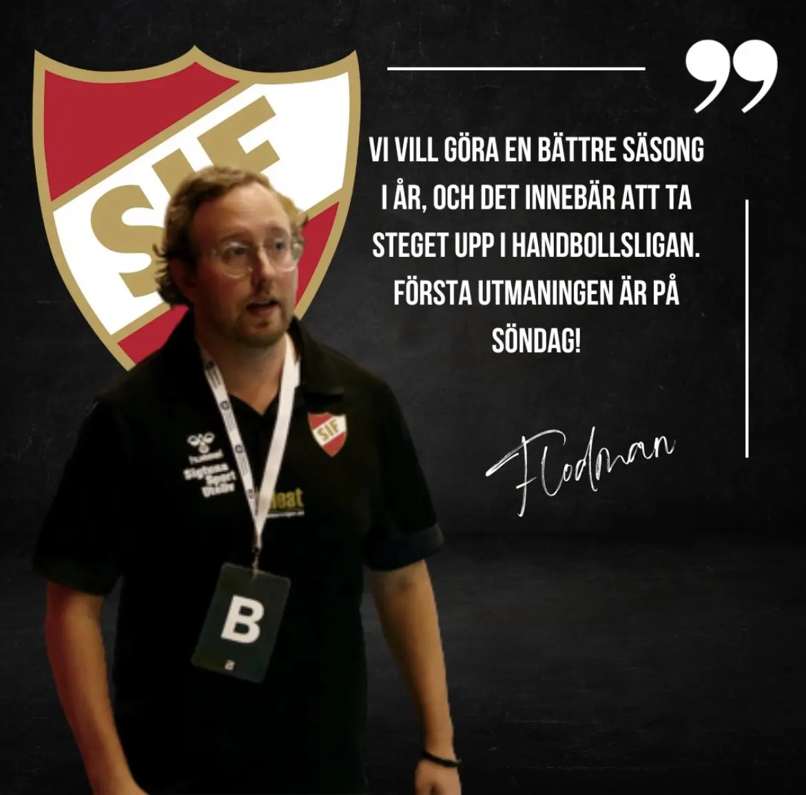 Tränare Mattias Flodman