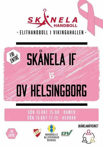 Var med och uppmärksamma Skånela IF:s skol och integrationssatsning samt stötta Rosa bandet.