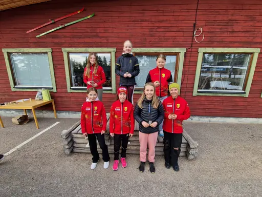 En stor del av ungdomarna samlade