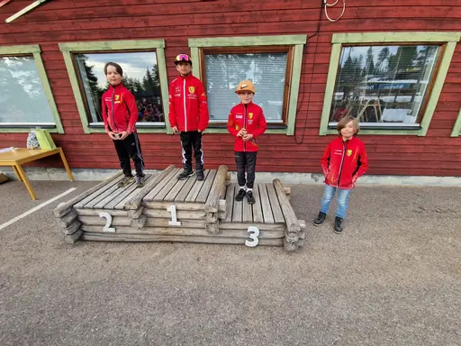 En stor del av ungdomarna samlade