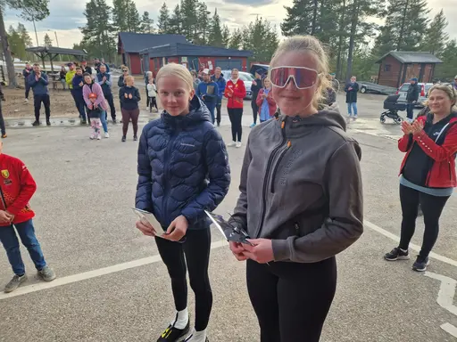 En stor del av ungdomarna samlade