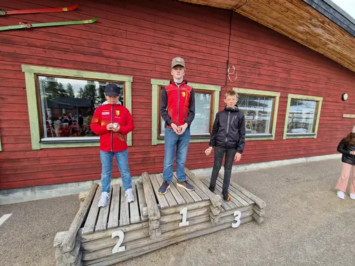 En stor del av ungdomarna samlade