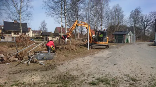 Tack till alla som hjälpte till denna dag, extra stort tack till Prytz Grus & Maskin
