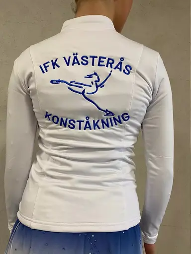 IFK Västerås: Väst, Klubbjacka, Vit träning- och tävlingsjacka finns att beställa via K-Skate