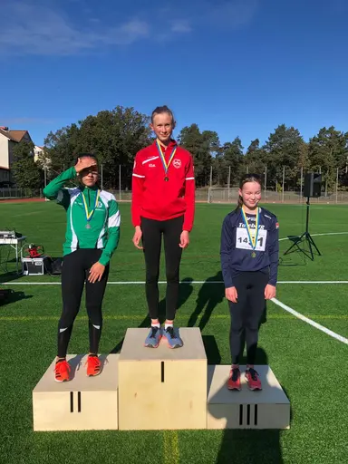 Ida gjorde en strålande insats och hade god marginal till tvåan i loppet när hon närmade sig målgång.