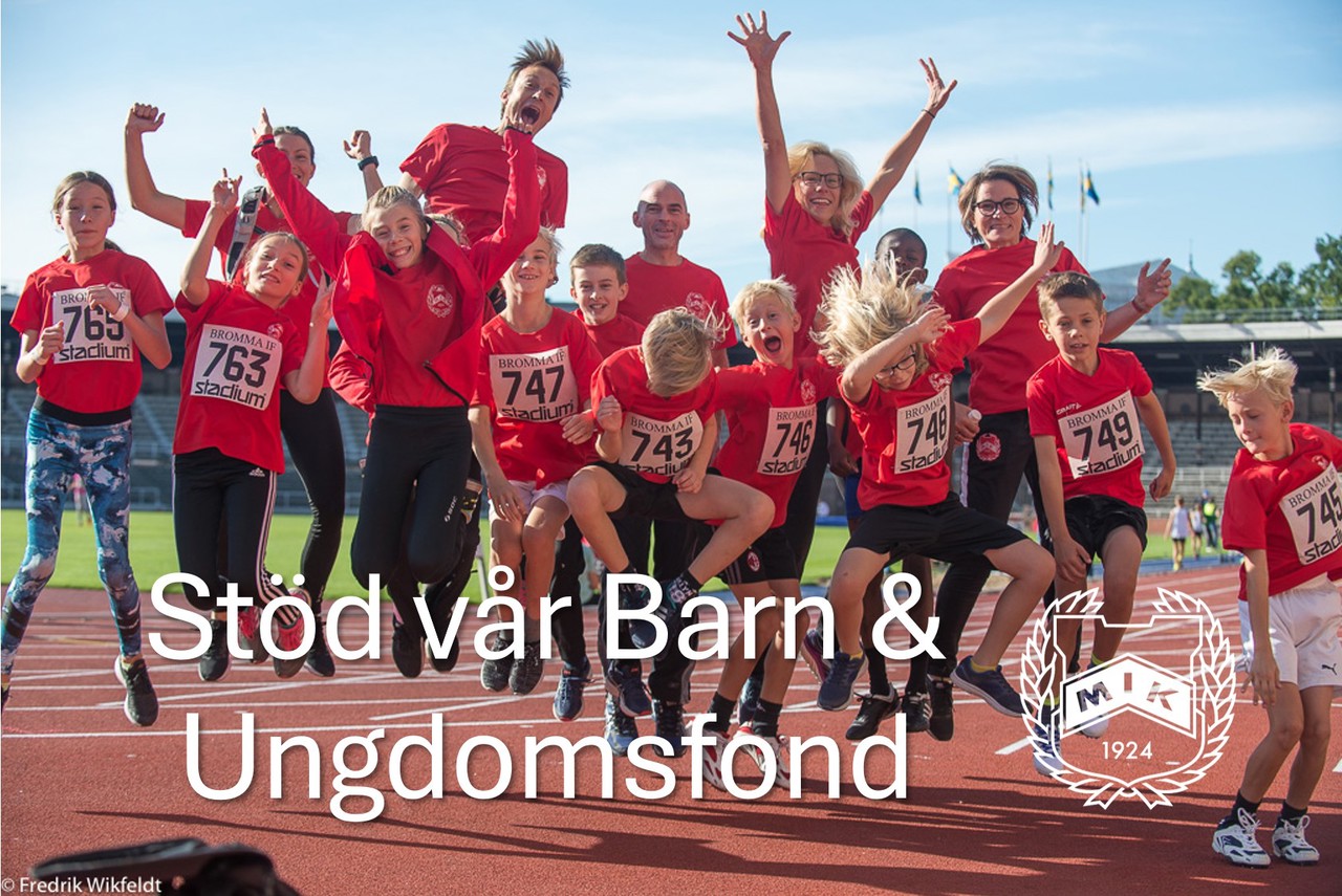 Stöd vår nya barn- och ungdomsfond!