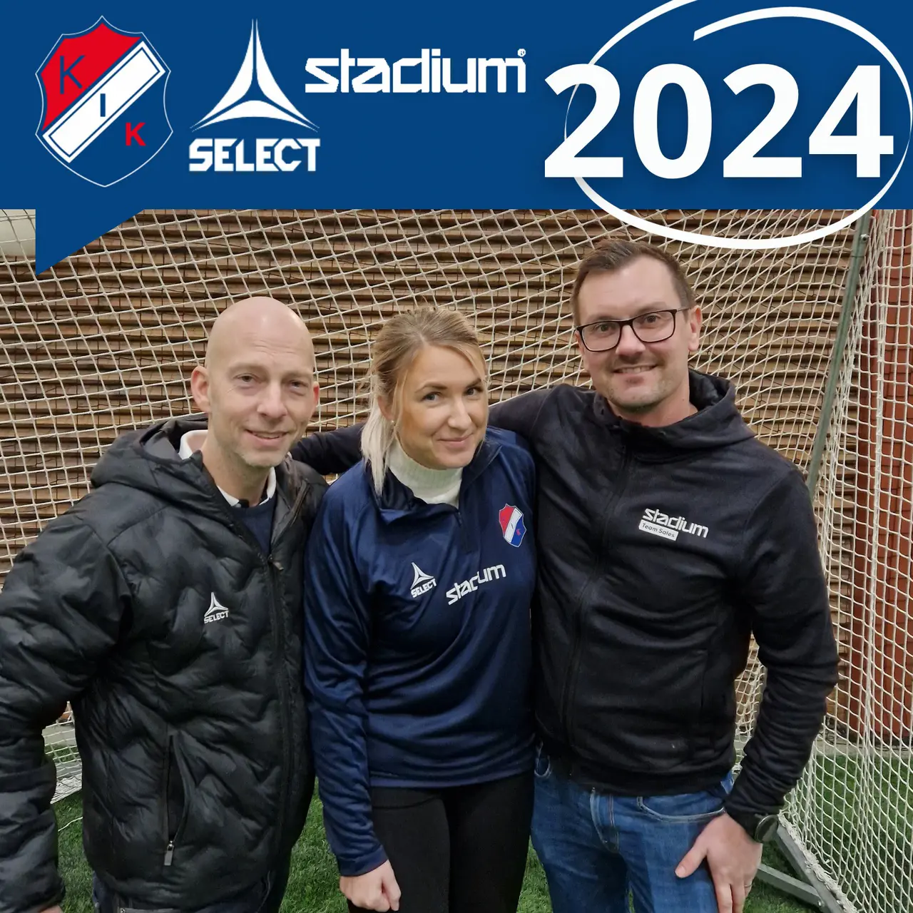 T.v: Anders Grähs, Select. Malin Wahlgren, KIK. Torbjörn Nordin, Stadium.