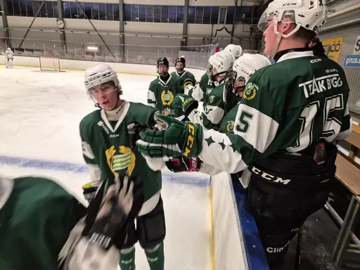 Bilderna är från den första (seger)matchen mot Värmdö. Foto: Ettan