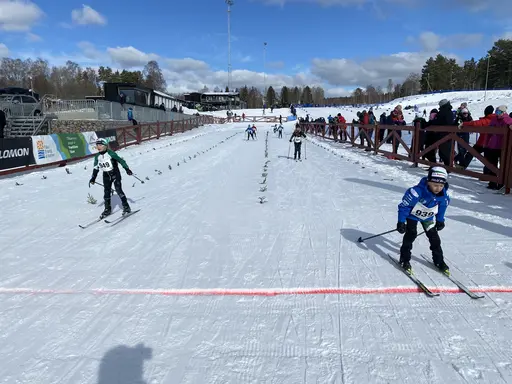 Bilder på några av klubbens åkare från Lilla Skidspelen 2023