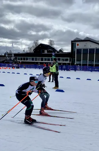 Bilder på några av klubbens åkare från Lilla Skidspelen 2023