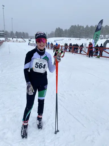 Bilder på några av klubbens åkare från Lilla Skidspelen 2023