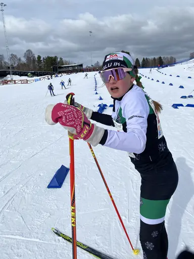 Bilder på några av klubbens åkare från Lilla Skidspelen 2023