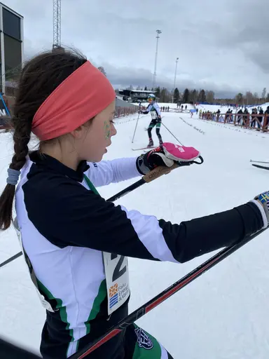 Bilder på några av klubbens åkare från Lilla Skidspelen 2023