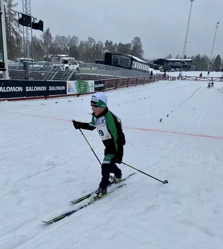 Bilder på några av klubbens åkare från Lilla Skidspelen 2023